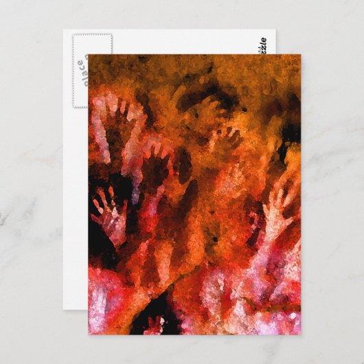 火の手 ポストカード (正面/裏面)