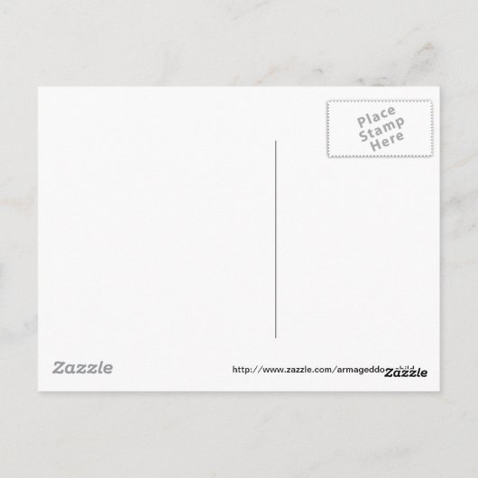 火の手 ポストカード (裏面)