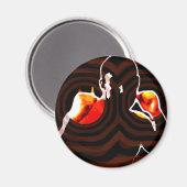 火の拳 マグネット (正面/裏面)