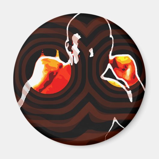 火の拳 マグネット (正面)