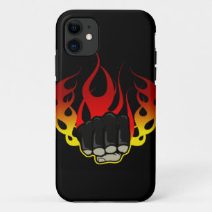火の握りこぶしのiphone 5の場合 iPhone 11 ケース