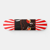 火の握りこぶし スケートボード (横)