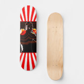 火の握りこぶし スケートボード (正面)