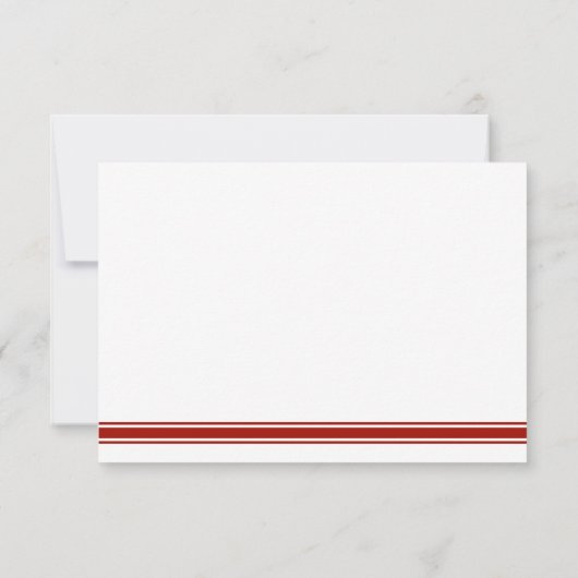 火の救助|のマルタ十字 ノートカード (裏面)