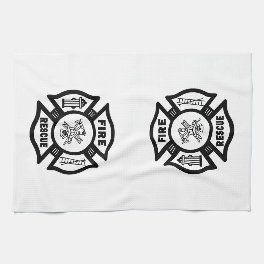 火の救助 キッチンタオル (横)