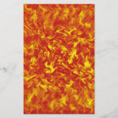 火の文房具のリボン 便箋 (正面)