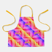 火の日の入り時に小さなエプロンをお祭り エプロン (正面)