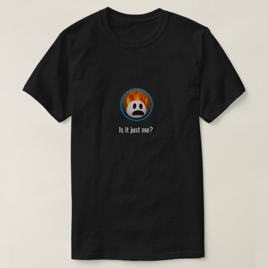 火の毛 Tシャツ (デザイン正面)