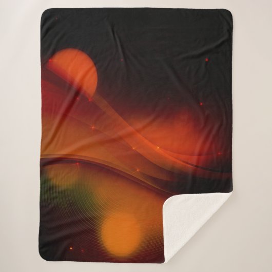 火の波 シェルパブランケット (正面)