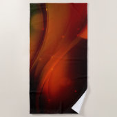 火の波 ビーチタオル (正面)