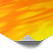 火の湖で泳ぐX線スケルトン ポスター (角)