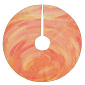 火の湖 ブラッシュドポリエステルツリースカート (正面)