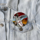 火の湖 缶バッジ (インサイチュ)