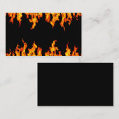 火の激しい炎の名刺 名刺 (正面/裏面)