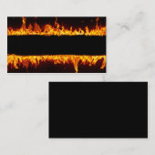 火の激しい炎の名刺 名刺 (正面/裏面)
