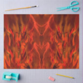 火の火の切り離しの背景 薄葉紙 (クラフト)