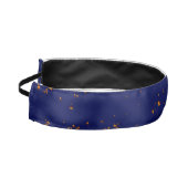 火の火花あなたの写真をオーバーレイ焚き火の灰ブルー アスレチックヘッドバンド (左)