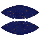 火の火花あなたの写真をオーバーレイ焚き火の灰ブルー アメリカンフットボール (パネル)