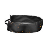 火の火花あなたの写真をオーバーレイ燃えている灰の黒 アスレチックヘッドバンド (左)