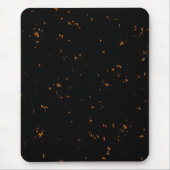 火の火花あなたの写真をオーバーレイ燃えている灰の黒 マウスパッド (正面)