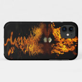 火の炎を燃やす熱いバラ電話ケース Case-Mate iPhoneケース (裏面(横))