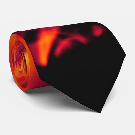 火の炎ネックタイ ネクタイ (ロール)