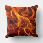 火の炎マクロ クッション (裏面)