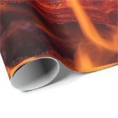 火の炎マクロ ラッピングペーパー (ロールコーナー)