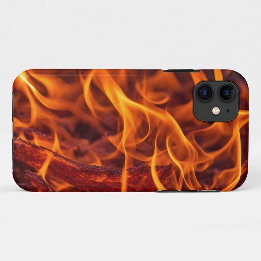 火の炎マクロ Case-Mate iPhoneケース (裏面(横))