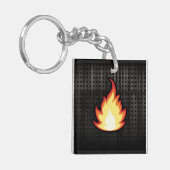 火の炎; 険しい キーホルダー (正面左)