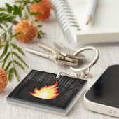 火の炎; 険しい キーホルダー (正面右)