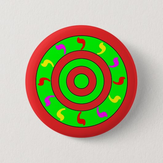 火の王 缶バッジ (正面)