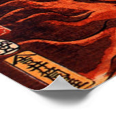 火の男, 国芳 Man of The Fire, Kuniyoshi, Ukiyo-e ポスター (角)