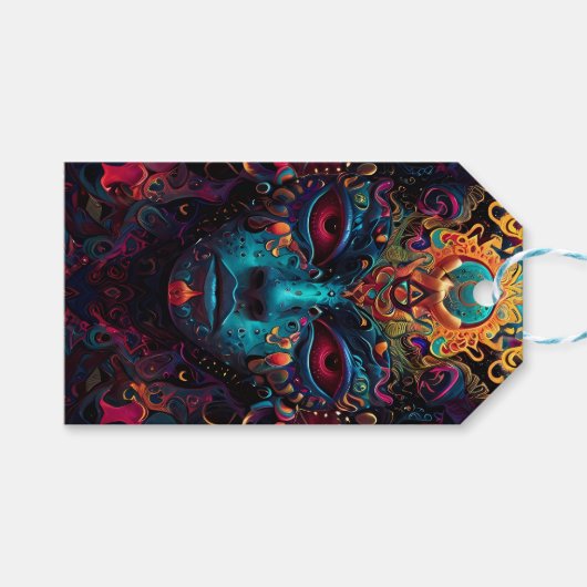 火の神のギフトラベル ギフトタグ (正面(横))