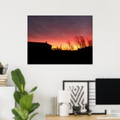 火の空のポスター ポスター (ホームオフィス)
