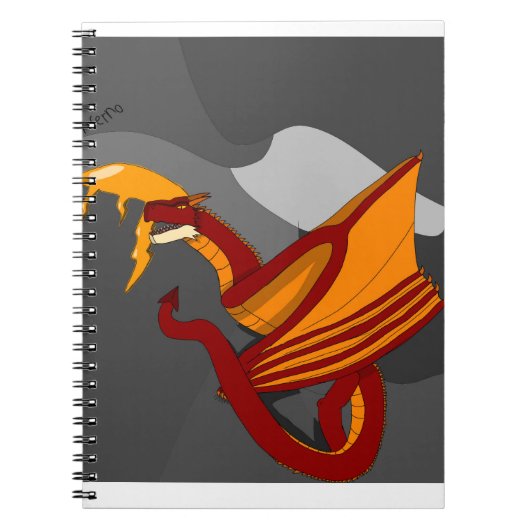 火の竜を地獄に堕ちろ ノートブック (正面)