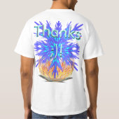火の粉感謝していだ! Tシャツ (裏面)