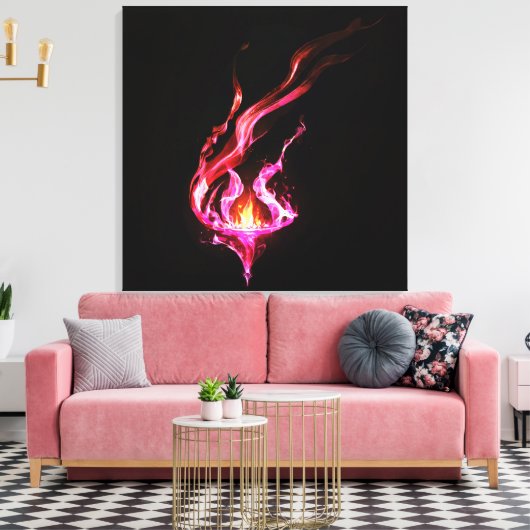 火の粉 キャンバスプリント (インサイチュ (リビング))