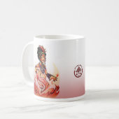 火の精神のマグ コーヒーマグカップ (正面左)