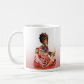 火の精神のマグ コーヒーマグカップ (左)