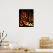 火の精 ポスター (キッチン)