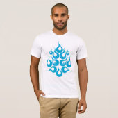 火の美顔術のマスク Tシャツ (正面フル)