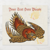 火の翼 ビールラベル (シングルラベル)