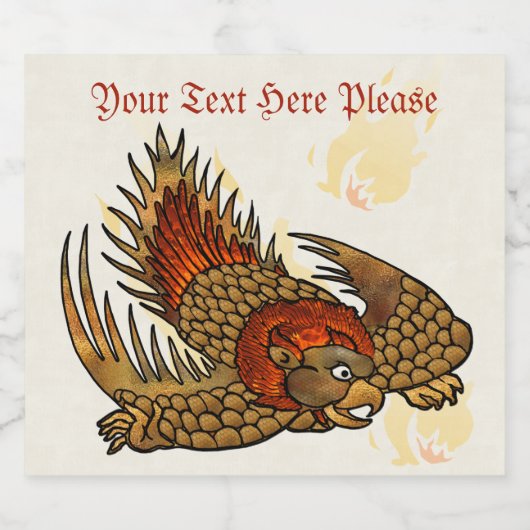 火の翼 ビールラベル (シングルラベル)