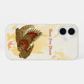 火の翼 iPhone 16ケース (裏面横)