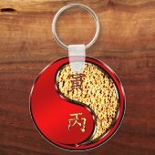 火の虎の年 キーホルダー (裏面)