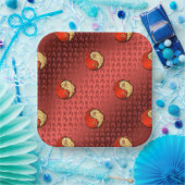 火の虎の年 ペーパープレート (パーティー)