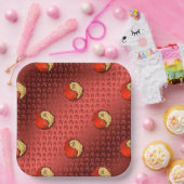 火の虎の年 ペーパープレート (パーティー)