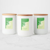 火の製品ラベルモダンを照らす フードラベル (ボトル)