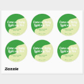 火の製品ラベルモダンを照らす ラウンドシール (シート)